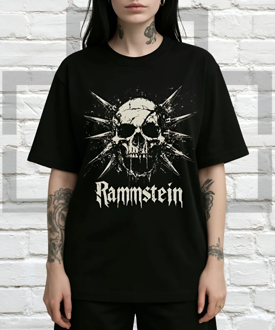 Футболка Rammstein Skull