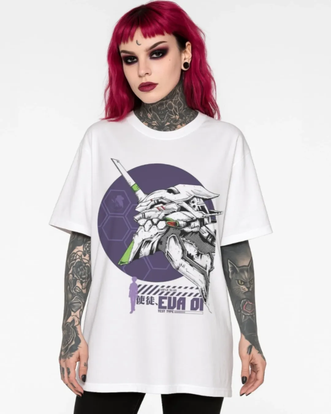 Футболка біла Evangelion