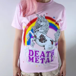 Футболка Рожева Death Metal