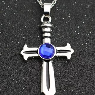 Кулон Mini Sword&Blue Stone