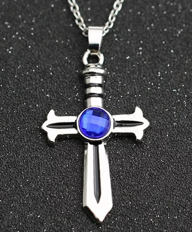 Кулон Mini Sword&Blue Stone
