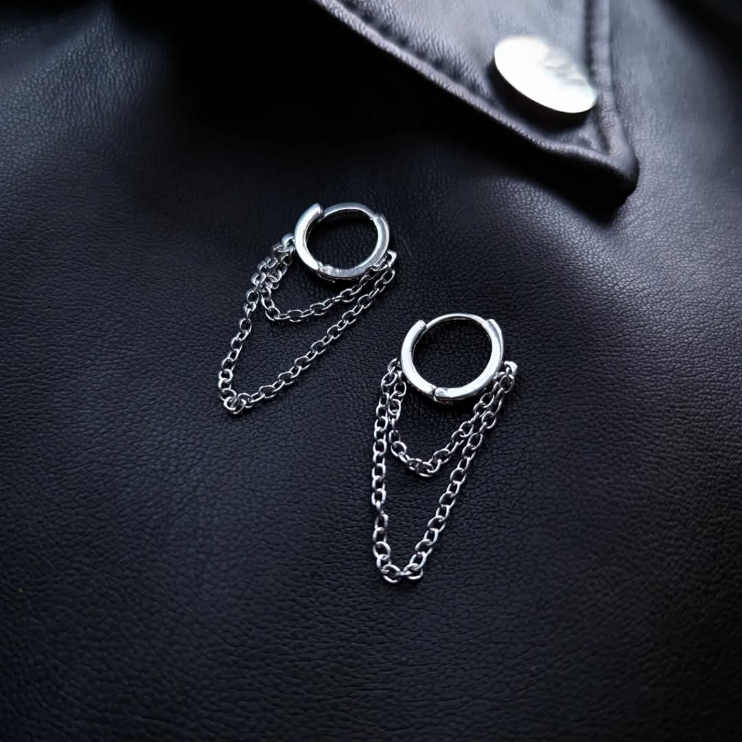 Сережки Chain