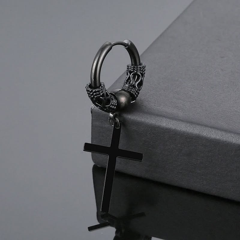 Сережки Mini Snake&Cross - Зображення 2