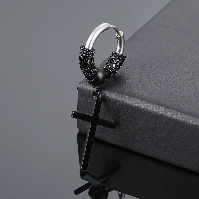 Сережки Mini Snake&Cross - Зображення 3