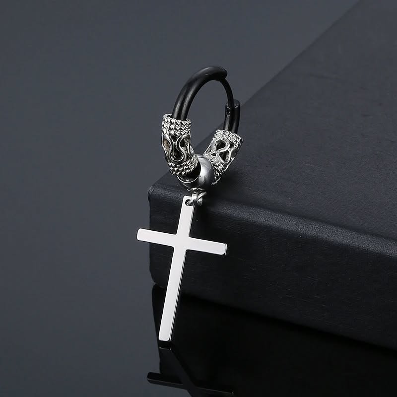 Сережки Mini Snake&Cross - Зображення 4