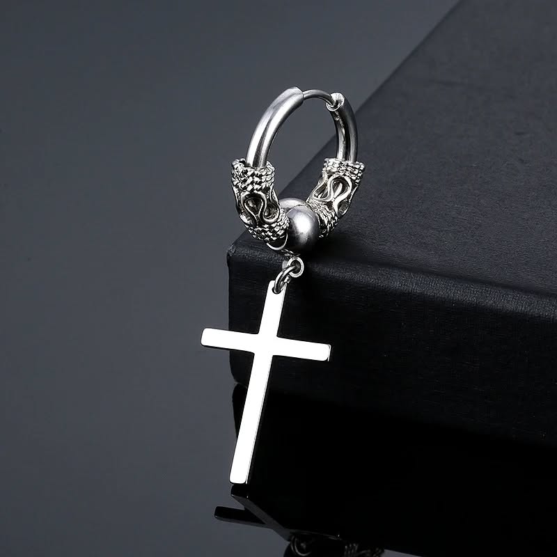 Сережки Mini Snake&Cross - Зображення 5