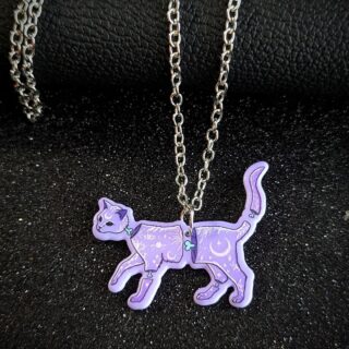 Кулон Purple Cat