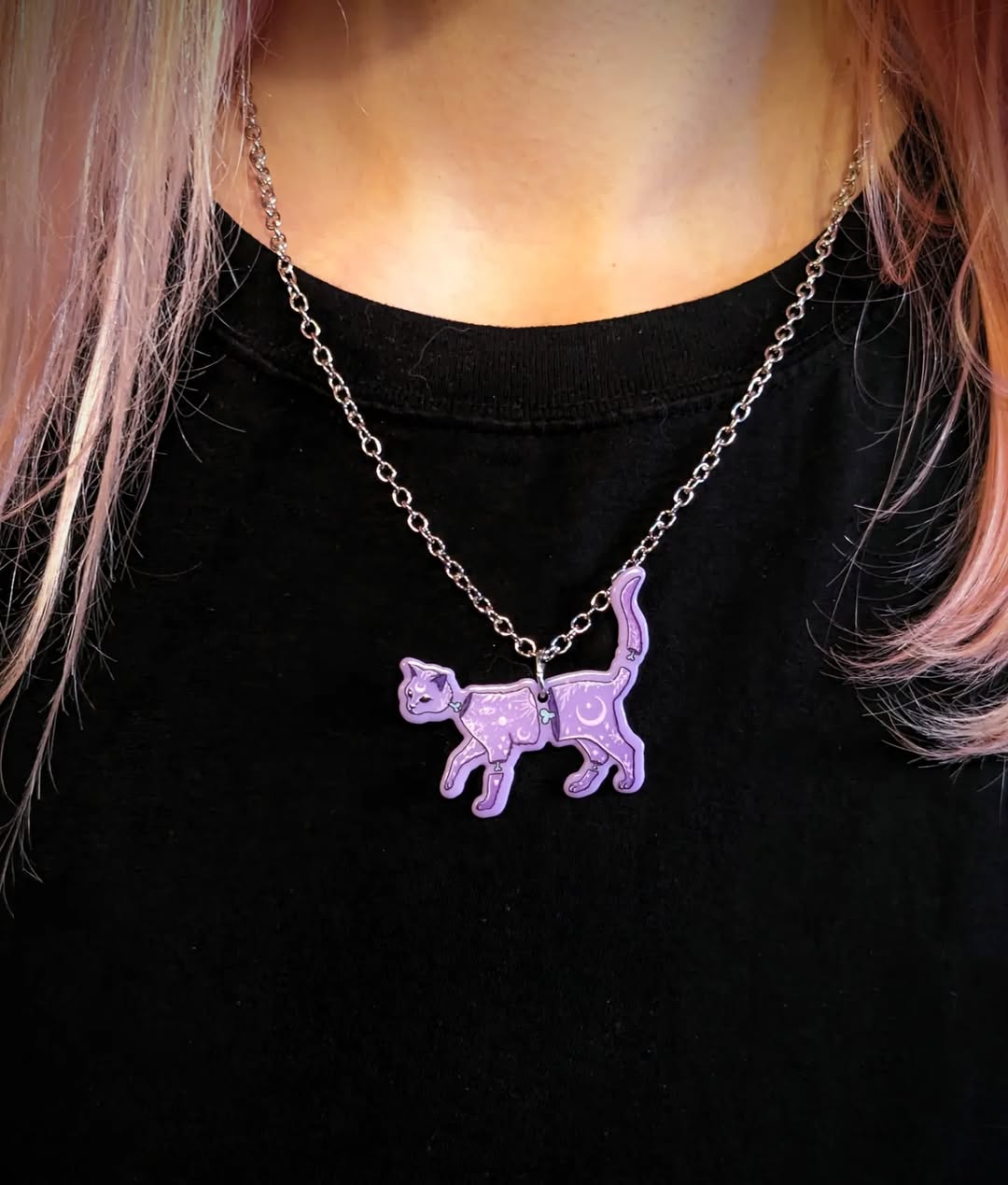 Кулон Purple Cat - Зображення 2