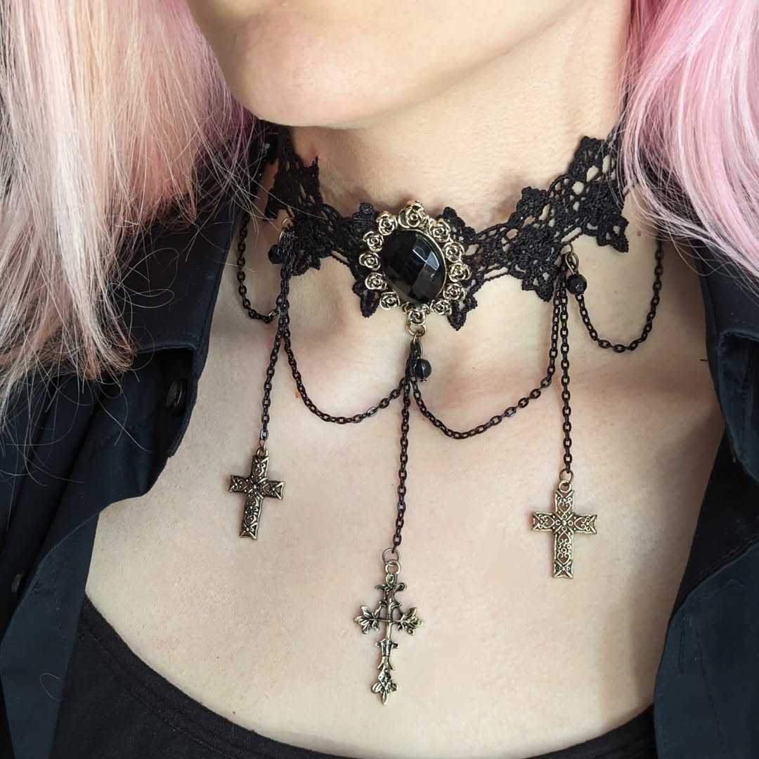 Чокер Stone&Cross