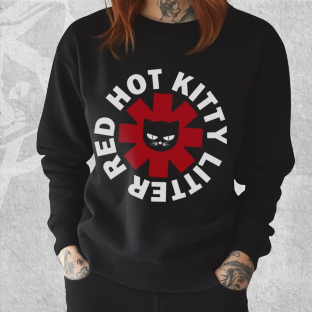 Світшот Hot Kitty Litter Red