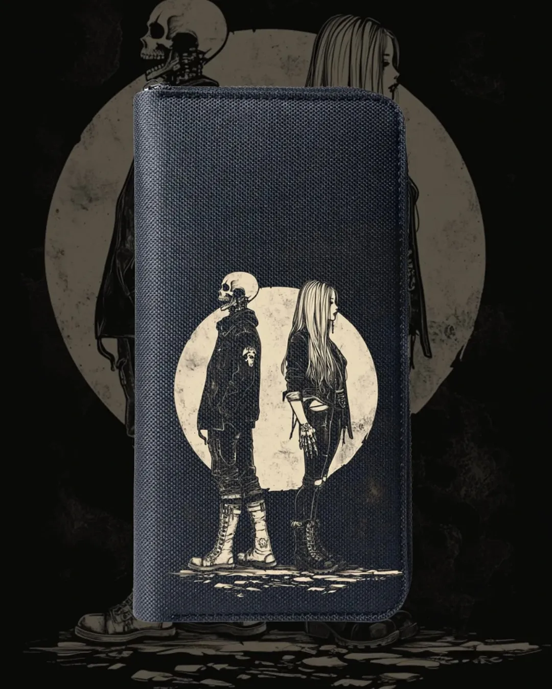 Гаманець Skeleton&Girl