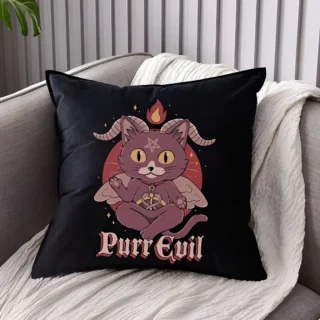 Подушка Evil Cat