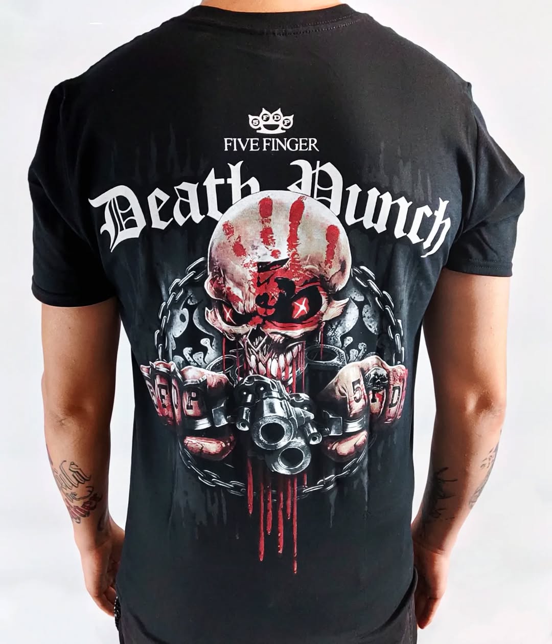 Футболка FIVE FINGER DEATH PUNCH чорна - Зображення 4