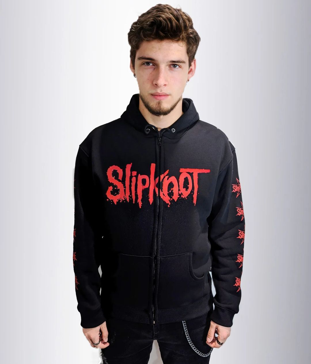 Толстовка SLIPKNOT з червоними написами